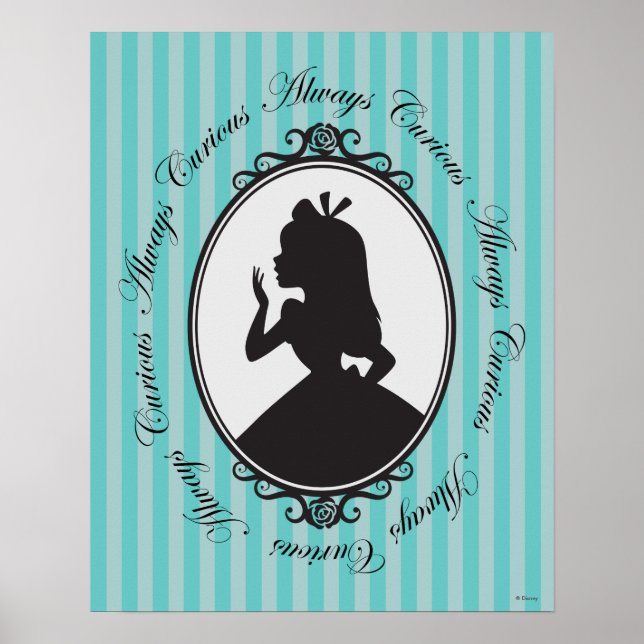 Poster Alice | Toujours curieux (Devant)