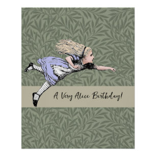 Poster Alice volante au pays des merveilles