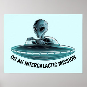 Poster Alien en OVNI