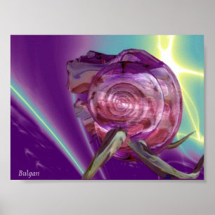 Poster ALIEN NEREIDE /NYMPH D'EAU, ROSE SEASHELL Sci-Fi