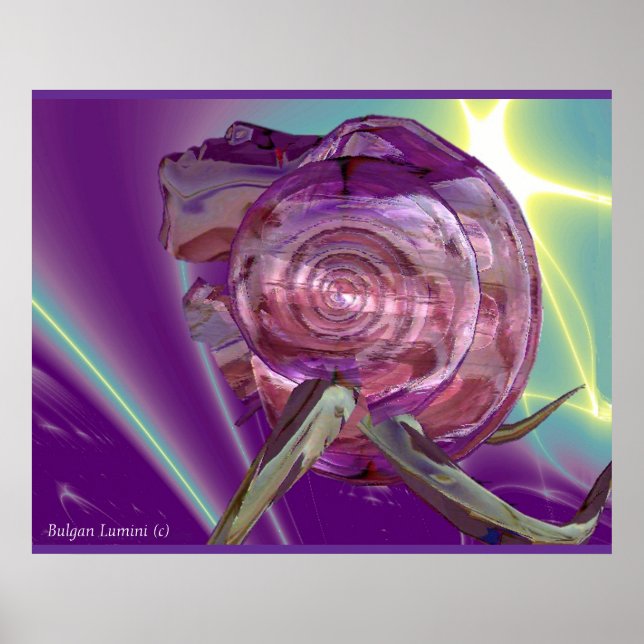 POSTER ALIEN NEREIDE,NYMPHE DE L'EAU ,COQUILLE DE MER ROS (Devant)