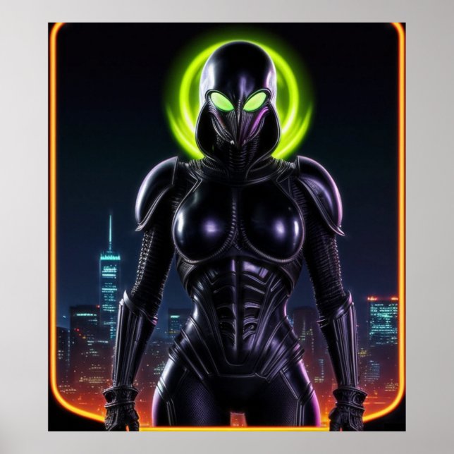 Poster Alien Raven 04 (Devant)