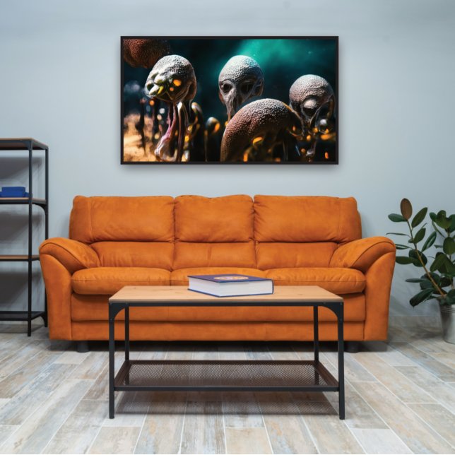 Poster Alien spatial (Créateur téléchargé)