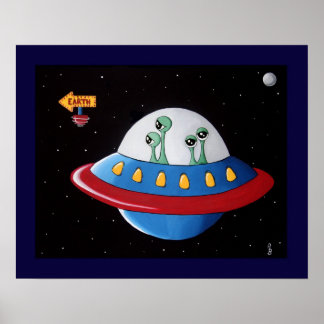 Poster Aliens de la Terre ou du Buste !