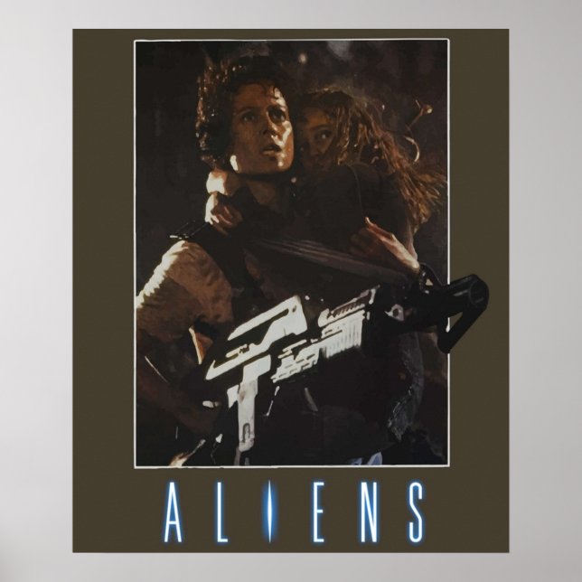 Poster Aliens Ripley Newt (Devant)
