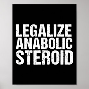 Poster Alignate Stéroïdes Anabolisants - Gym Bodybuilding
