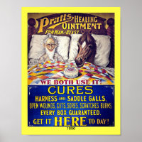 Alignement vintage de chevaux 1880 : Pots Cheval