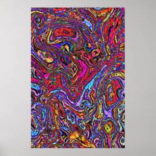 Poster alimentation abstrait 8