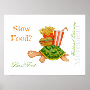 Poster Alimentation lente