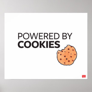 Poster Alimenté par des cookies