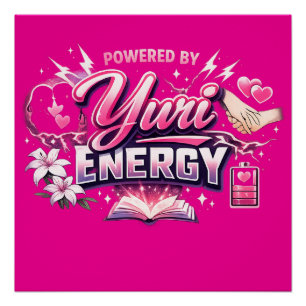 Poster Alimenté par Yuri Energy Conception d'anime Girl