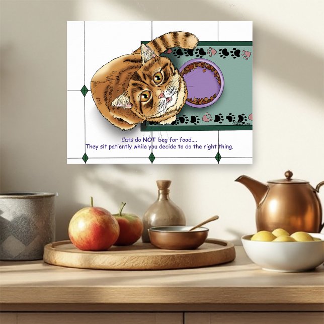 Poster Alimenter mon chat (Créateur téléchargé)