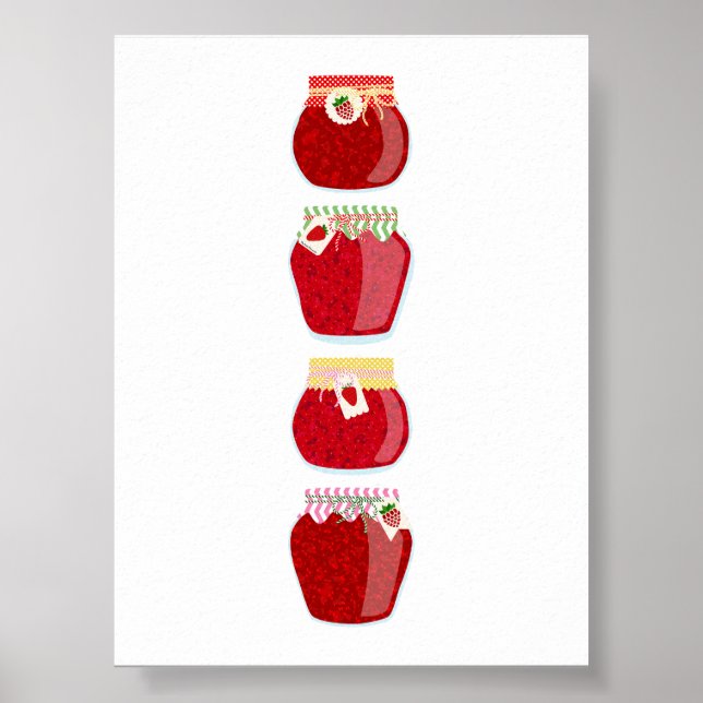 Poster Aliments de canne - Confitures mixtes (Devant)
