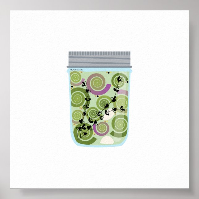 Poster Aliments de canne - pommes de terre cuites (Devant)