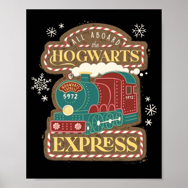 Poster All Aboard The Express Christmas Cookie  (Devant)