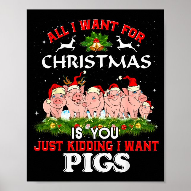 Poster All I Want For Christmas Is A G Ugly Sweater  (Devant)