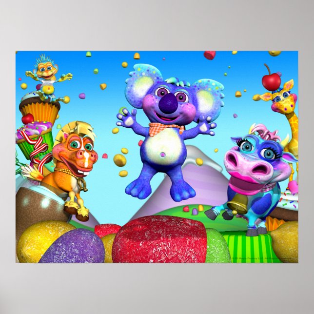 Poster All The Little Raindrops 24x18 (Devant)