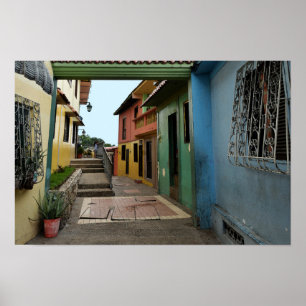 Poster Allée colorée de Guayaquil