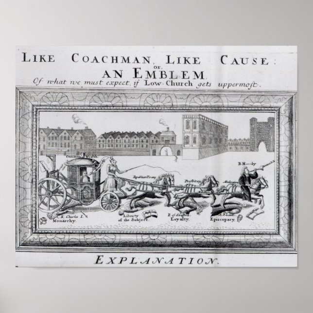 Poster Allégation des dangers de la basse église (Devant)