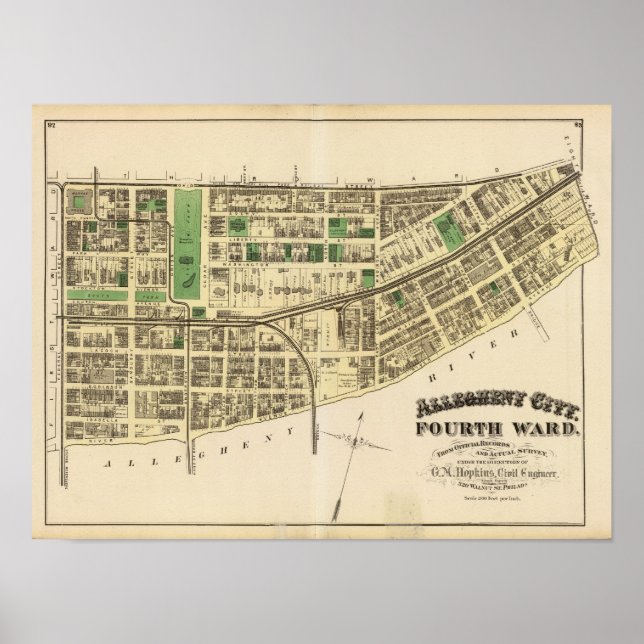 Poster Allegheny, section 4 (Devant)