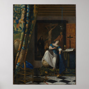 Poster Allégorie de la foi catholique — Vermeer