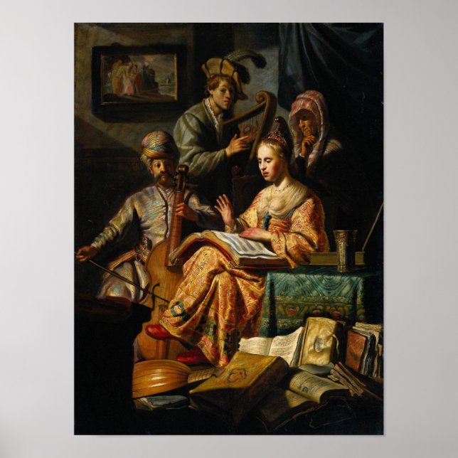 Poster Allégorie musicale (Devant)