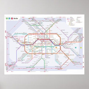 Poster " Allemagne : 2021/aujourd'hui Berlin - Lininetz