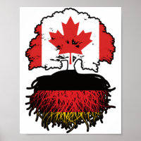 Allemagne Allemagne Canada drapeau des racines de 