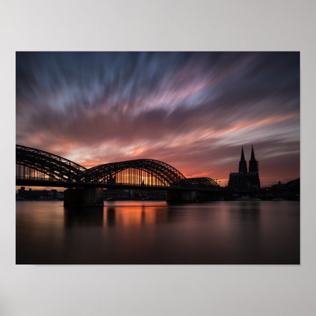 Poster Allemagne de Cologne (Devant)