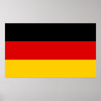 Poster Allemagne - drapeau national allemand