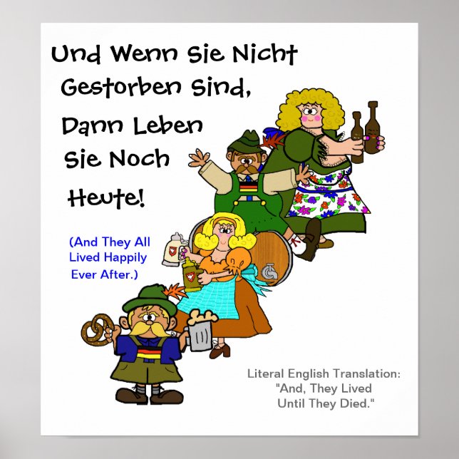 Poster Allemand Fairytale Happy Finding Octoberfest Poste (Devant)