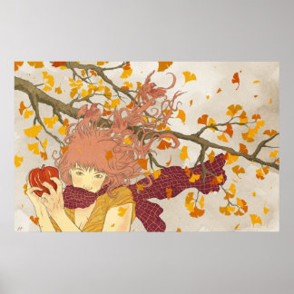 Poster Allemand pour l'automne