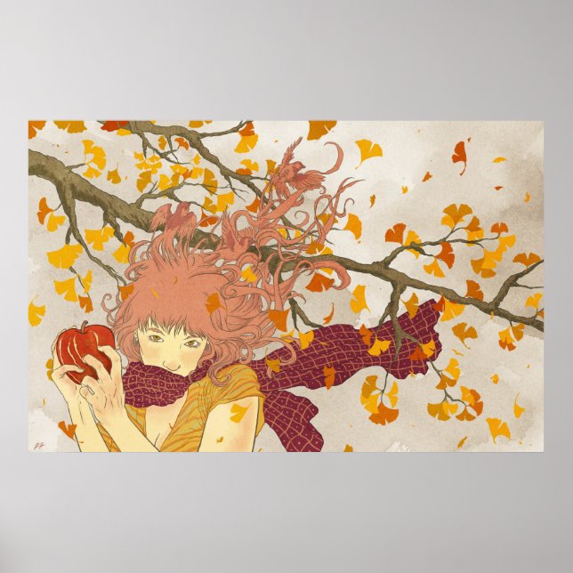 Poster Allemand pour l'automne (Devant)