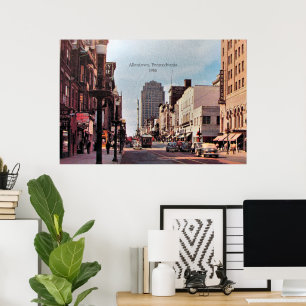 Poster Allentown, Pennsylvania 1950