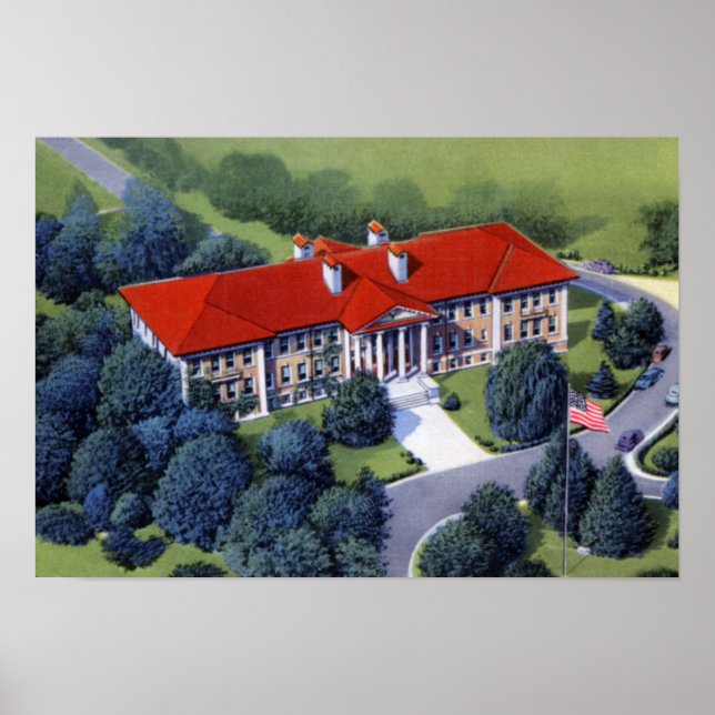 Poster Allentown Pennsylvania Cedar Crest College (Devant)