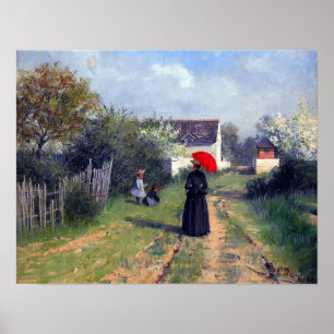 Poster Aller à l'église Elin Danielson-Gambogi 1888