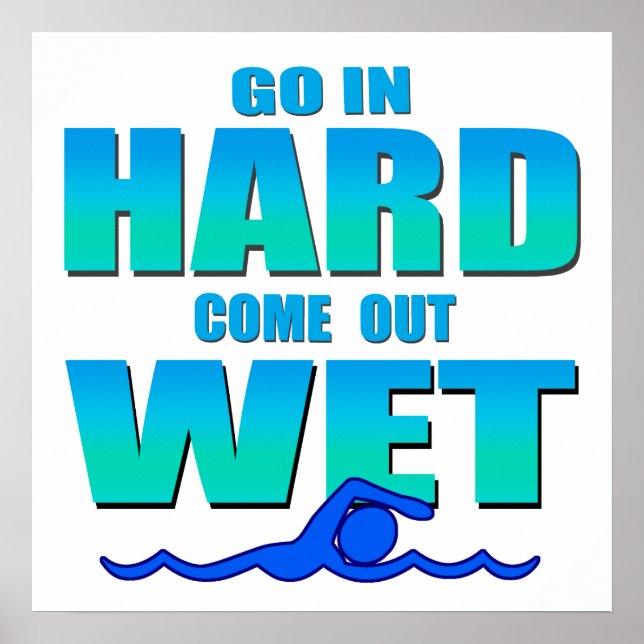 Poster Aller dur (Devant)