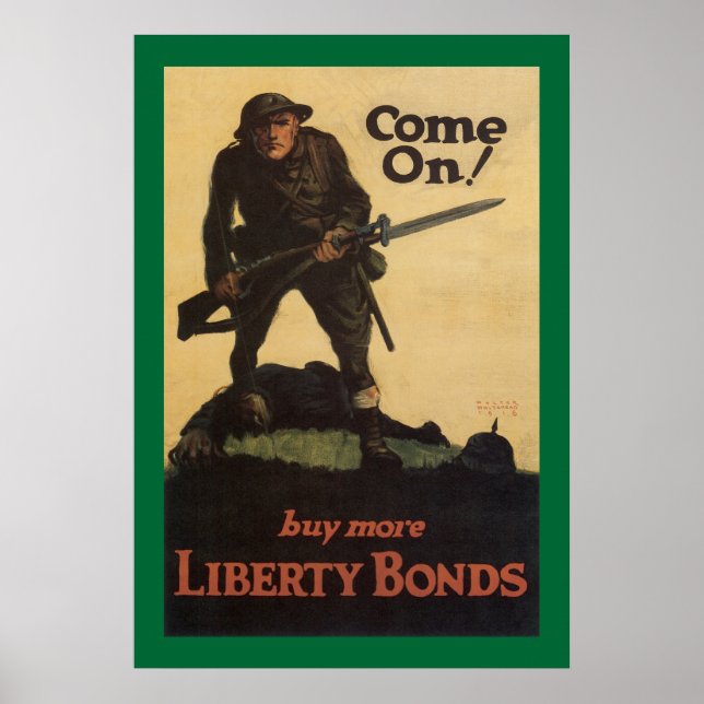 Poster Allez ! - acheter plus d'obligations de liberté (Devant)