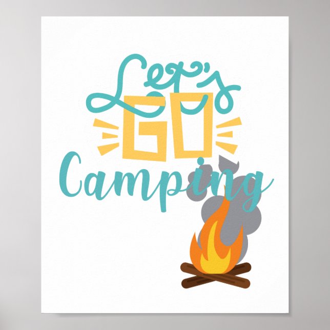 Poster Allez Camping Camping et Campouts (Devant)
