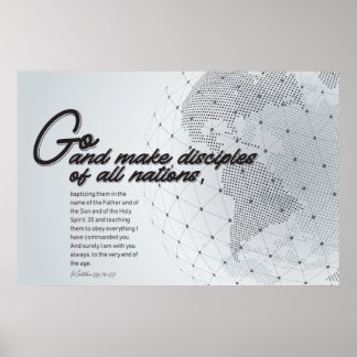 Poster Allez faire des disciples à toutes les nations