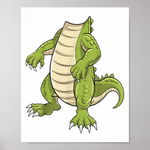 Poster Alligator Chemise Adulte Enfants Hommes Femmes Cro