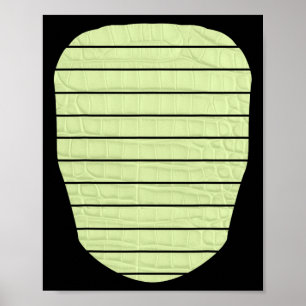 Poster Alligator Crocodile Lizard Dinosaure Belly Hallowe