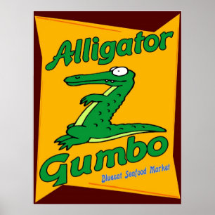 Poster Alligator Gumbo