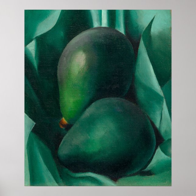 Poster Alligator Pears vers 1923 par Georgia O'Keeffe (Devant)