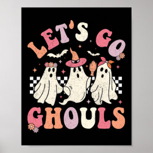 Poster Allons Gouls Halloween Ghost Costume Ret