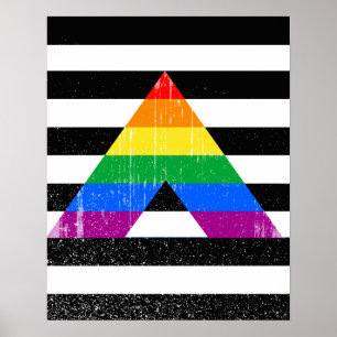 Poster Ally Pride droite en détresse
