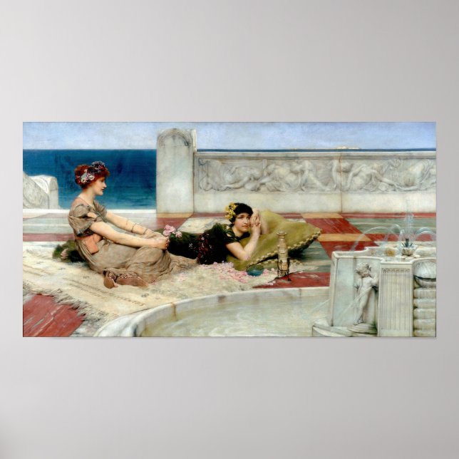 Poster Alma-Tadema - Aime les Votaries (Devant)