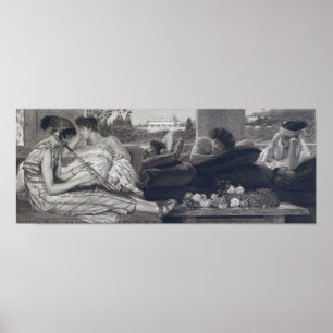 Poster Alma-Tadema - La Siesta 1881