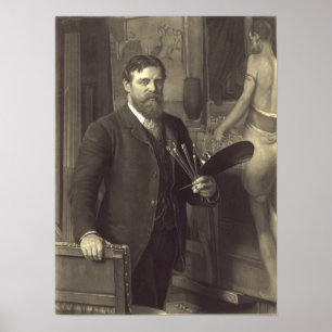 Poster Alma-Tadema - L'Artiste Dans Son Studio