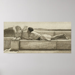 Poster Alma-Tadema - Le Conseiller Silencieux 1878